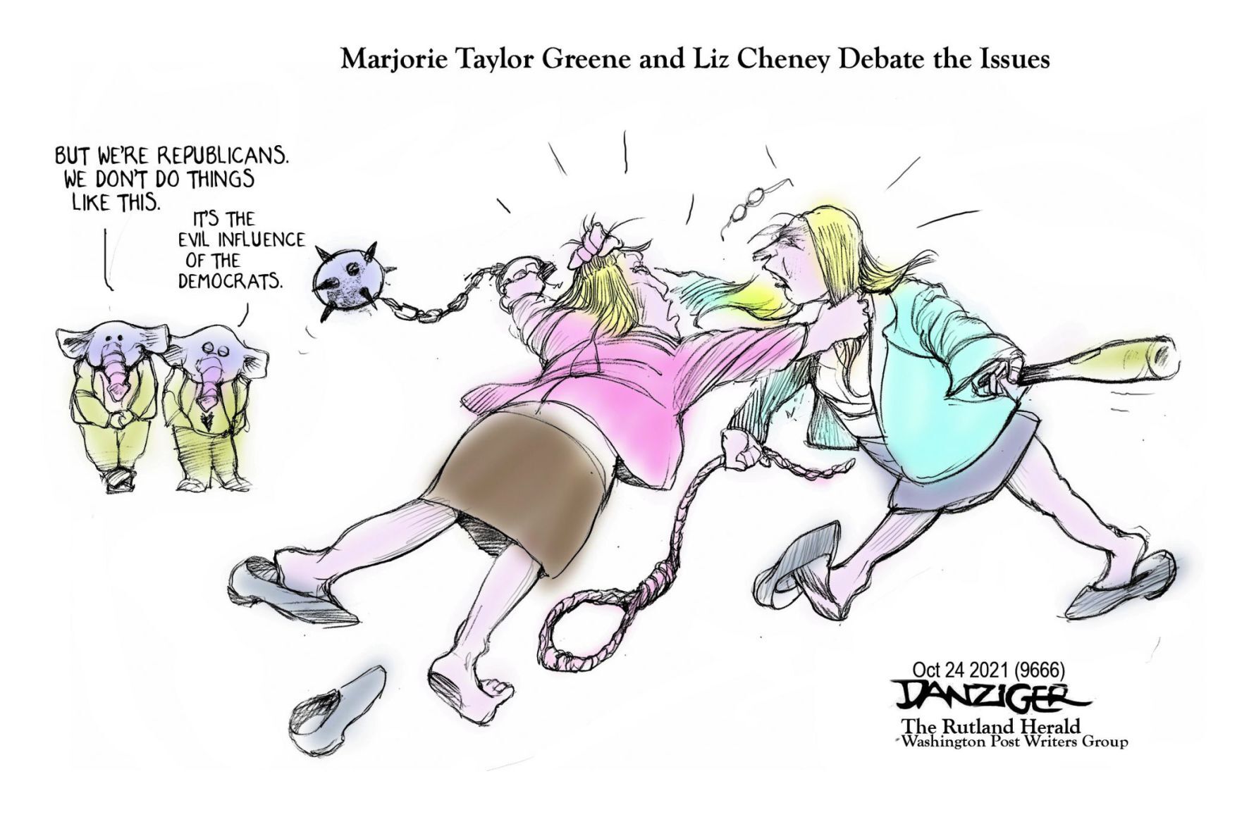 Jeff Danziger cartoon